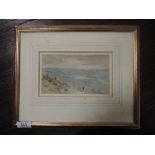 A watercolour, attributed to Herbert Hughes Stanton, Ramsgate, attributed verso, 10 x 17cm, plus