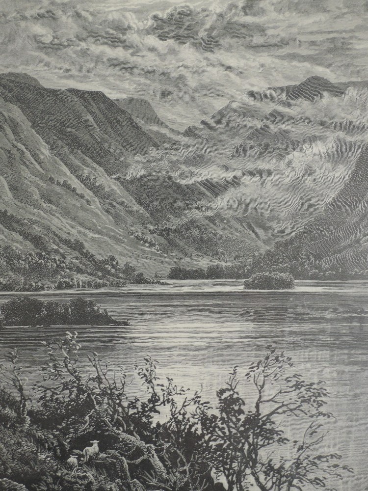 Two engravings, after Whympers, Ulleswater and Langdale Pikes, from Picturesque Europe - Image 2 of 4