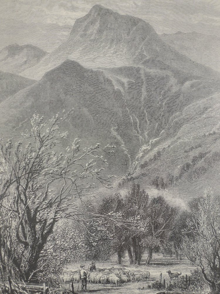 Two engravings, after Whympers, Ulleswater and Langdale Pikes, from Picturesque Europe - Image 3 of 4