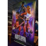 A large cinema poster for the iconic 'Scouts Guide to the Zombie Apocalypse'