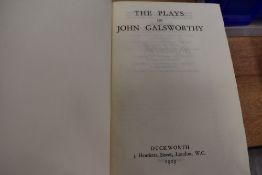 A copy of The Plays of John Gailsworthy signed and limited run 992