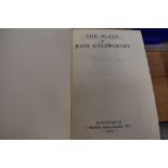 A copy of The Plays of John Gailsworthy signed and limited run 992
