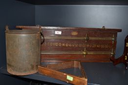 A genuine vintage snooker set with score board labeled Rapier and sons with balls and triangle