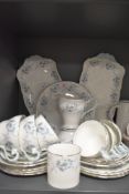A part tea service by Aynsley in the Las Palmos design 24 pieces in total