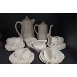A part tea service by Shelley Dainty White china comprising of 22 pieces good condition throughout