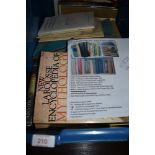 A selection of text and reference books including nautical and sailing interest