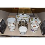 A selection of kitchen and table wares by Royal Worcester in the Evesham design
