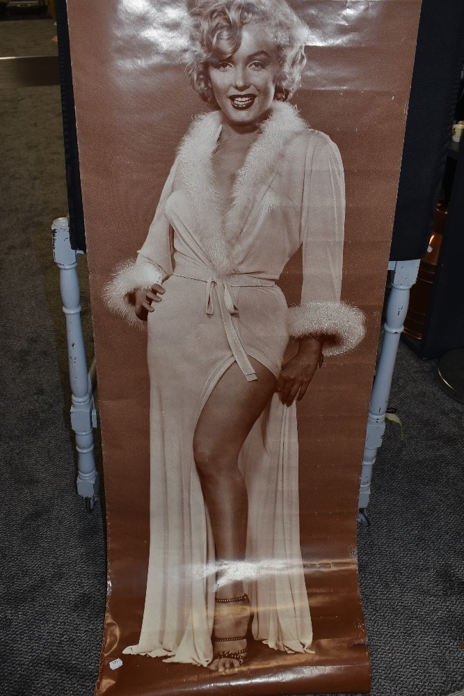 A vintage full length body poster of Marilyn Monroe a John Faber Production Printed in Belgium (some