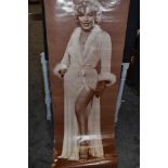 A vintage full length body poster of Marilyn Monroe a John Faber Production Printed in Belgium (some