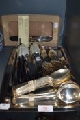 A selection of table cutlery and flatwares