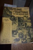 A collection of vintage Outline of nature in the British isles magazines.
