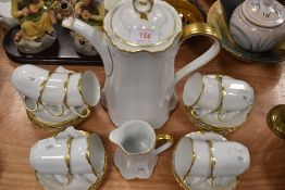 A part coffee service by Hutschenreuther in fine condition 23 pieces in total
