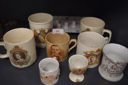 A selection of ceramic royal coronation wares including Ferndale interest Grimwades