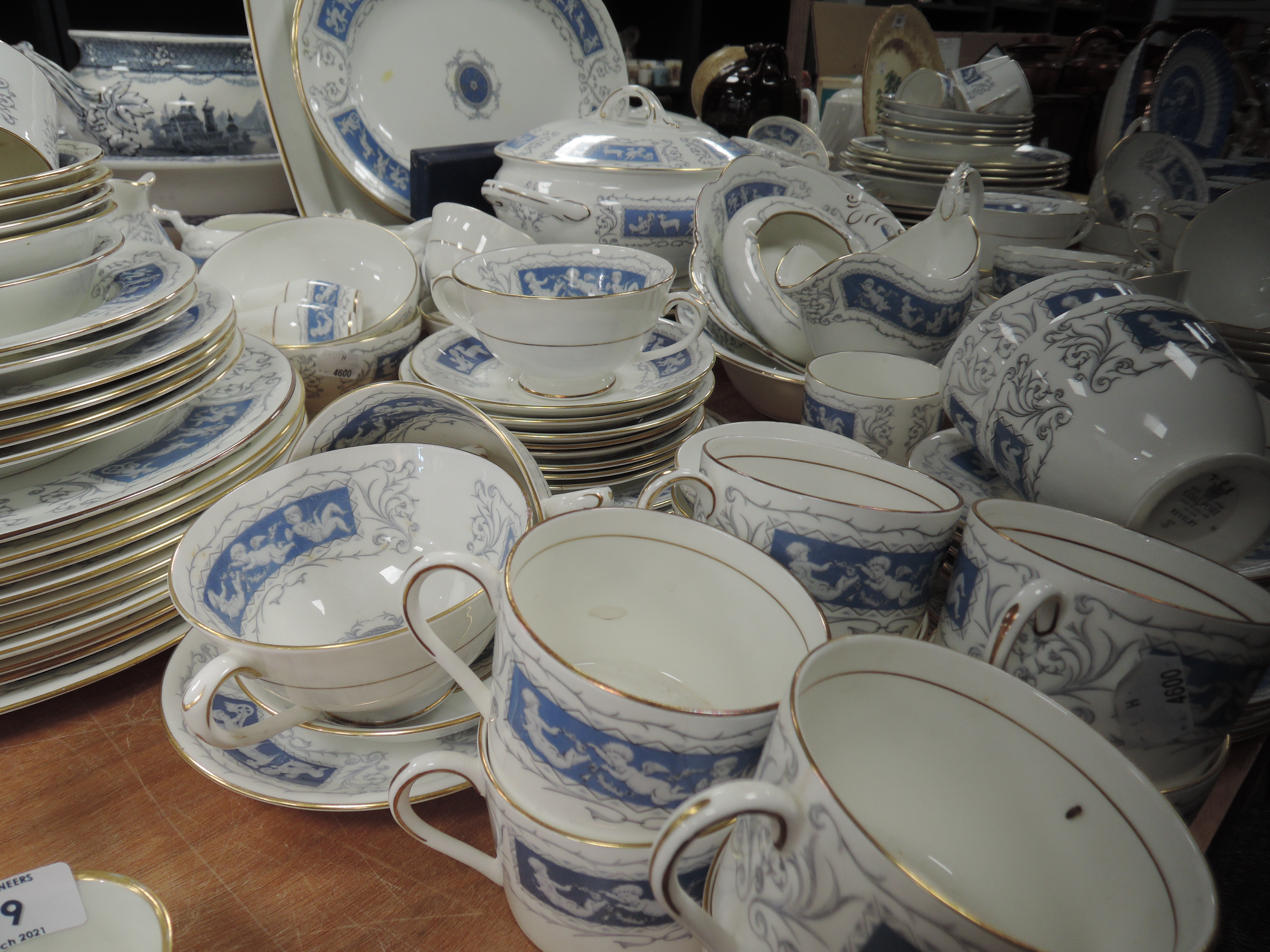 An extensive part tea dinner and coffee service by Coalport in the Revelry design little wear to - Image 2 of 4