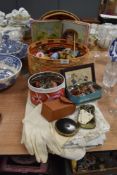 A selection of sewing items and haberdashery