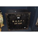 A military related chest for the NAAFI