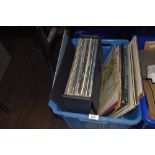 A selection of vinyl records and albums including pop and rock interest