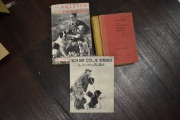 A selection of text and reference books including dog sport and field interest