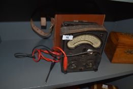 A vintage electrical testing device the Universal Avometer