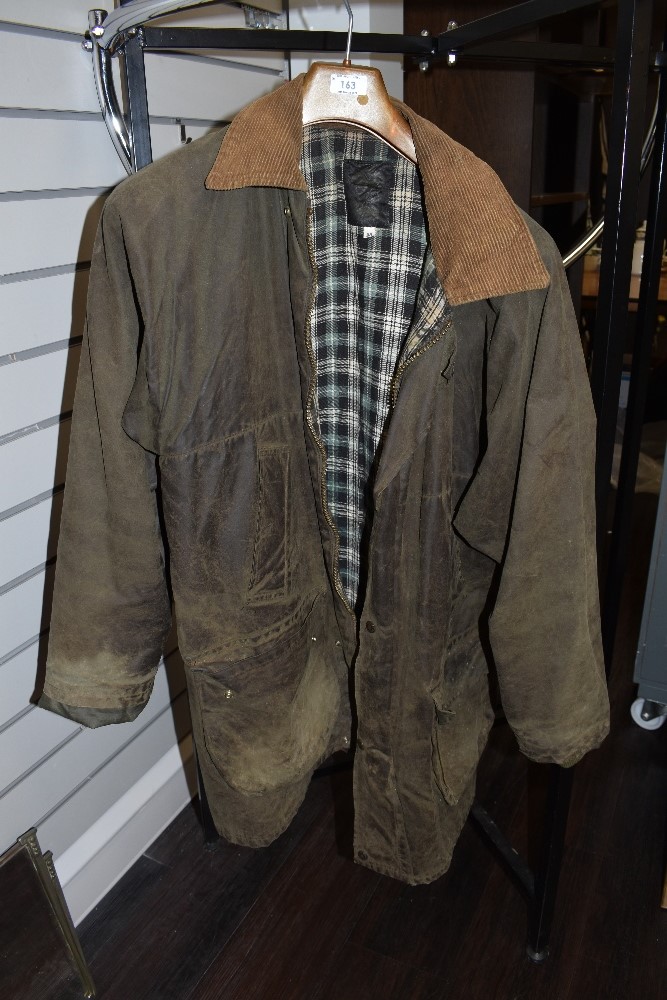 A gents medium wax jacket in a barbour style