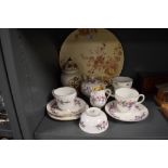 A selection of ceramics including part tea service by Wedgwood Devyn Sprays