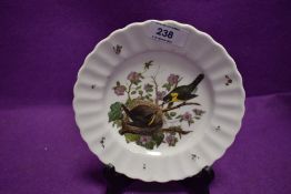 An antique hard paste German plate by Charlottenburg KPM factory related