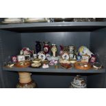 A selection of ceramics and display cabinet items