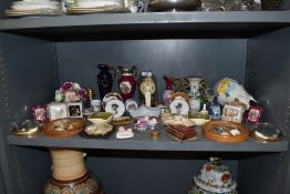 A selection of ceramics and display cabinet items