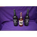 Two bottles of Triple Distilled Irish Proper No Twelve Whiskey, both 1000ml, 40Vol and a bottle of