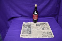 A bottle of Matthew Brown and Co Blackburn Very Special Rum for the Queens Silver Jubilee 1977, 100%