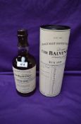 A bottle of The Balvenie Single Malt Scotch Whisky, distilled at Banffshire, Tun 1509 batch No1,