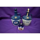 Two ceramic flagons of Lambs Navy Rum, Alfred Lamb 750ml, 40% vol, and Special Flagon celebrating