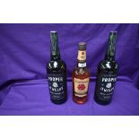 Two bottles of Triple Distilled Irish Proper No Twelve Whiskey, both 1000ml, 40Vol and a bottle of