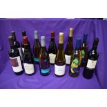 A box containing 12 bottles of mixed wines from 4 Seasons (Laithwaites) 2000 comprising Domaines Des