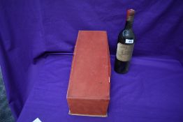 A bottle of Chateau-Margaux 1957 Premier Grand Gru-Classe, in original box