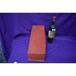 A bottle of Chateau-Margaux 1957 Premier Grand Gru-Classe, in original box