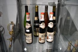 Seven mixed bottles of German White Wines, comprising 1990 Zeller Katz 0.5L x2, 1994 Rheinhessen