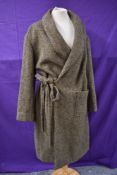 A gents 1940s wool dressing gown.