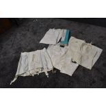 A selection of ladies vintage lingerie including girdle in box,slips and petticoats.