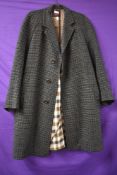 A vintage Dunn and co gents wool/wool blend overcoat.