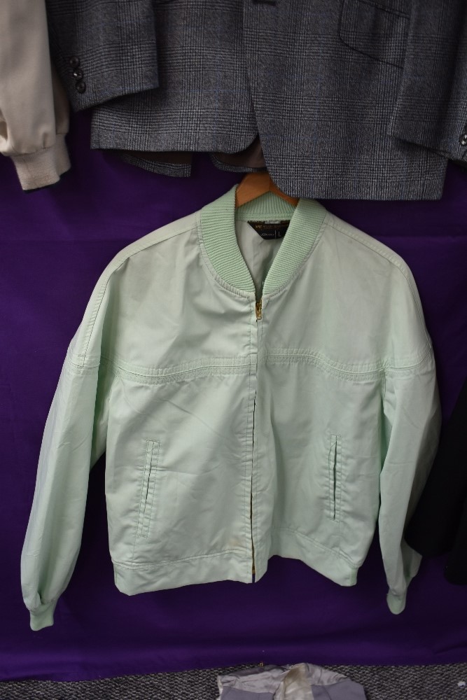 A varied lot of mens clothing including sports jackets,blazers,waist coats and trousers, some with - Image 2 of 5