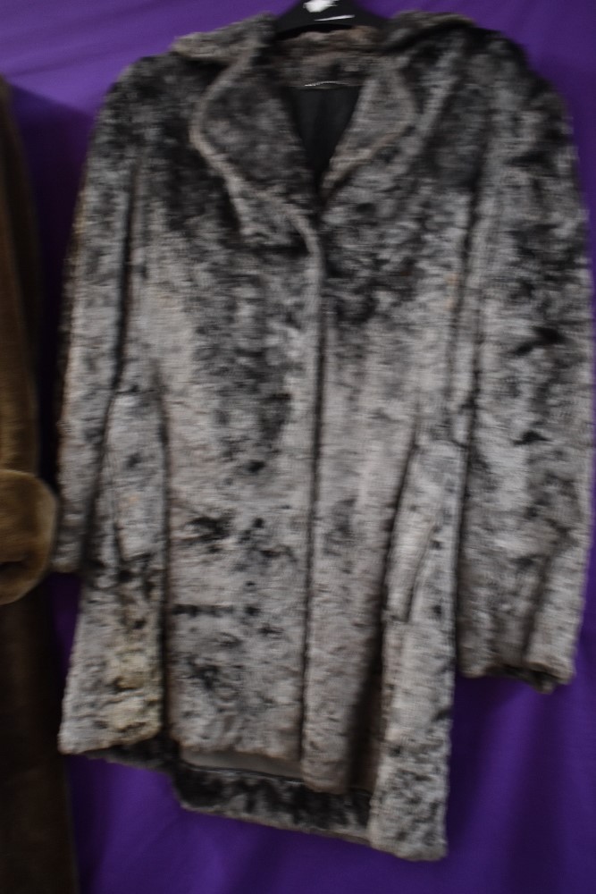 Three vintage faux fur coats. - Image 3 of 5