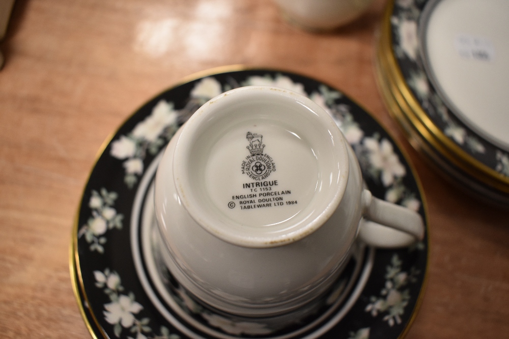 A part tea and dinner service by Royal Doulton in the Intrigue design - Image 2 of 2