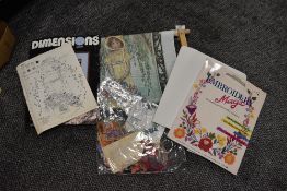 A selection of needle work and haberdashery
