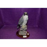 A Figure by Russell Willis Birds Peregrine falcon in good condition