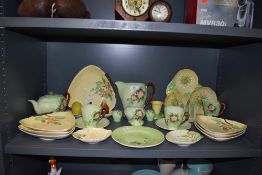 A selection of ceramics by Carlton ware including Australian design and similar