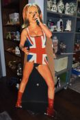 Geri Halliwell Life Size SPICE GIRLS Union Jack Dress Cut Out Standee Style