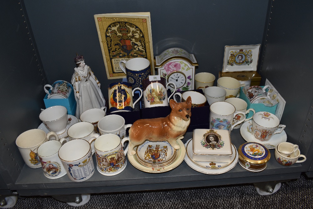 A selection of Royal coronation and similar Jubilee memorabilia