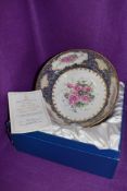 A boxed limited edition Roses Bowl by Spode limited run no.100 of 450