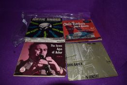 A selection of 7inch vinyl singles and Ep's jazz and similar Blues interest